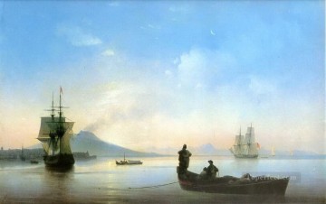  seascape Pintura Art%c3%adstica - Ivan Aivazovsky la bahía de Nápoles en la mañana 1843 Seascape